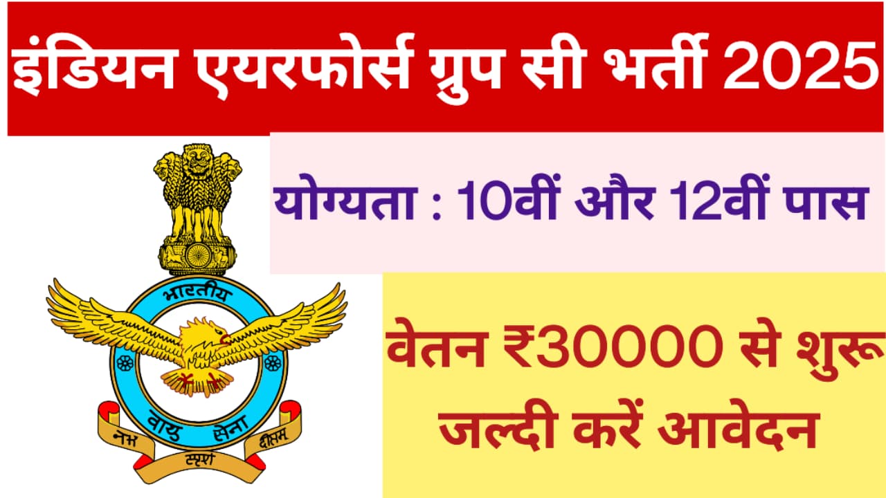Indian Air Force Group C Notification 2025